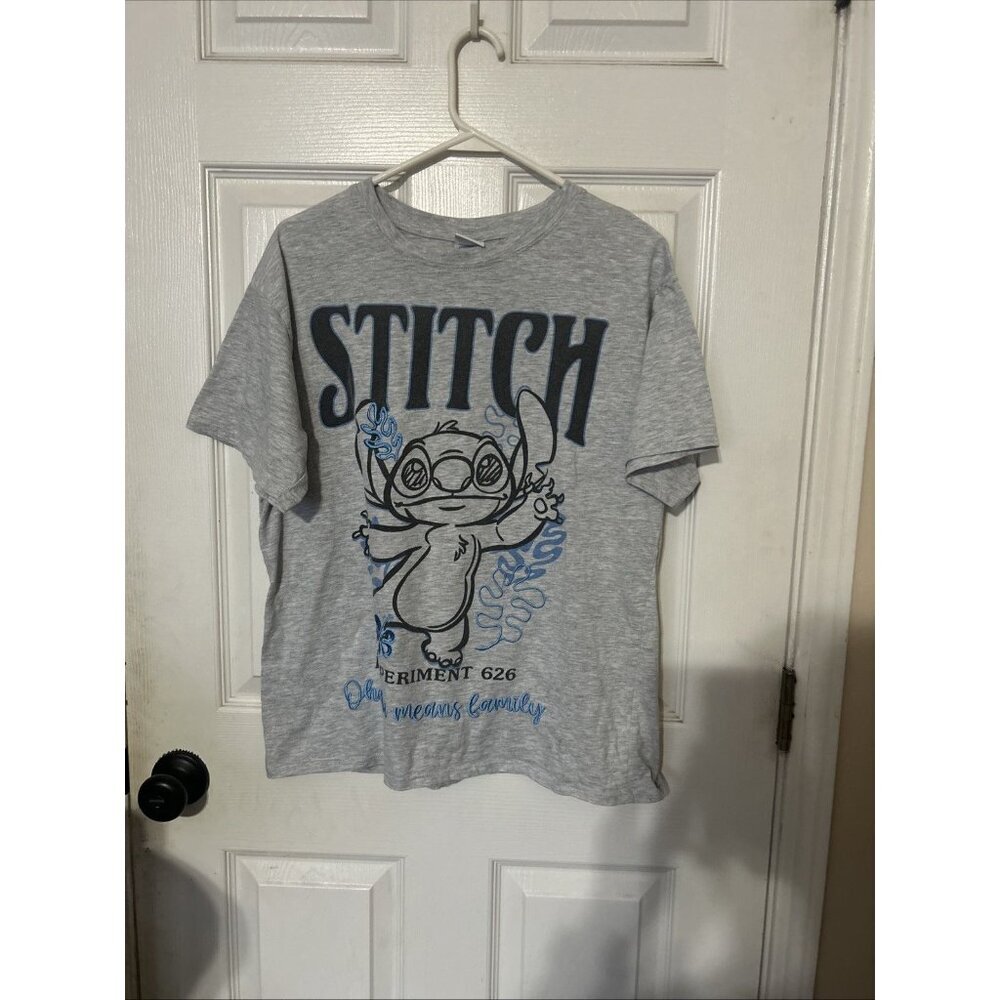 Disney Stitch Lilo & Stitch Print T-Shirt Mtg By Freeze. Large